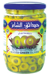 Sliced green olives 600g � 12